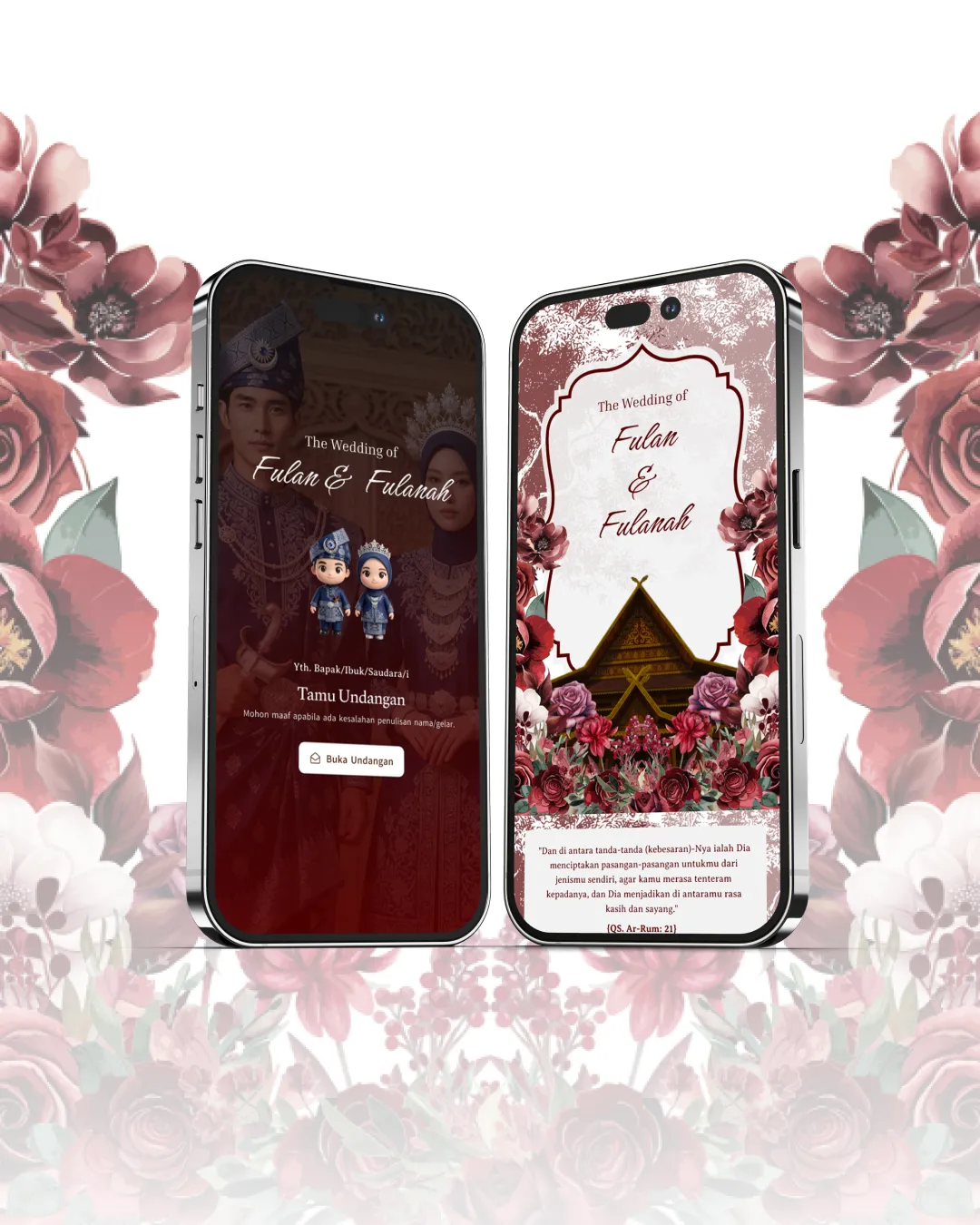 Nusantara: Mahligai Kasih - Maroon template